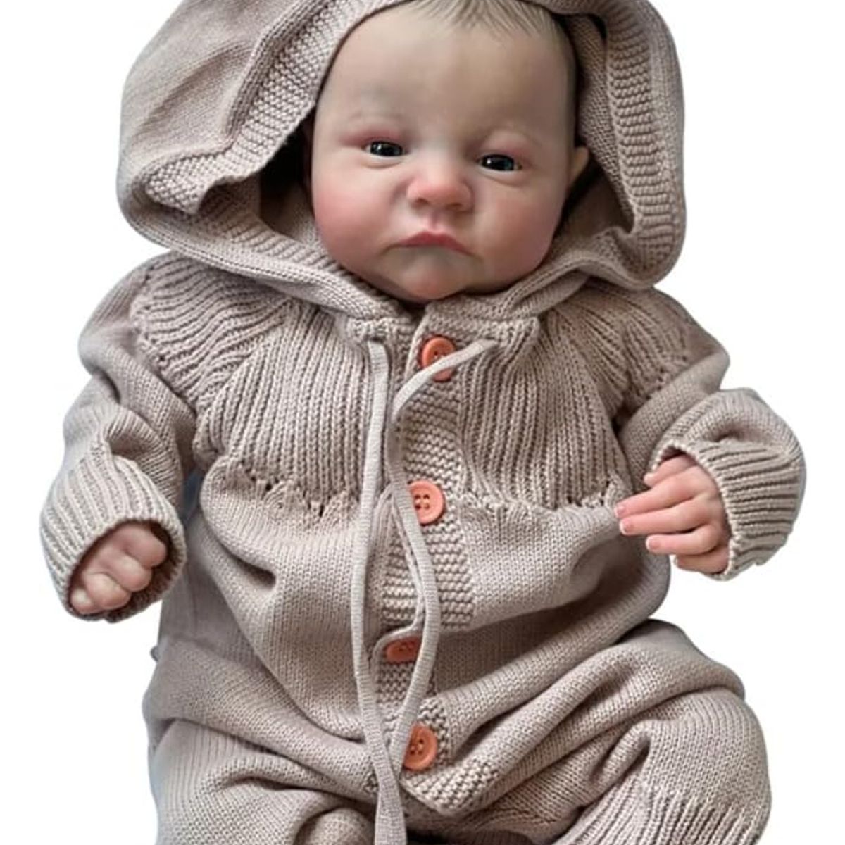 LSABEL RENACI - Muñeca Bebé Renacido Realista 19 Pulgadas Niño Silicona