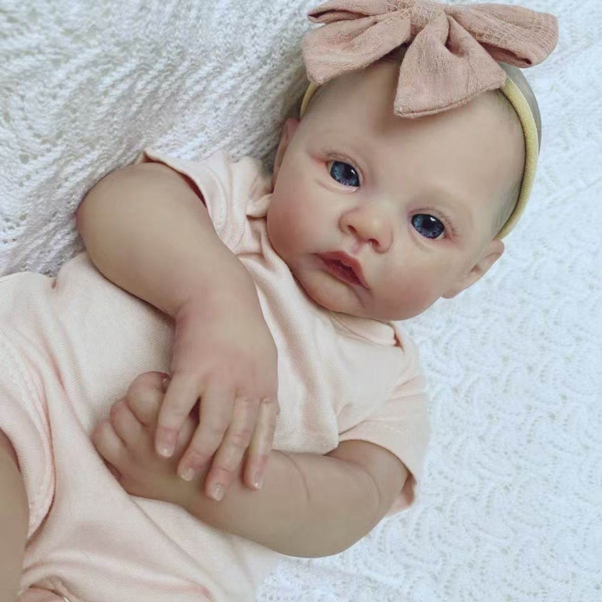 LSABEL RENACI - Muñeca Bebé Renacida Realista De Silicona De 18 Pulgadas