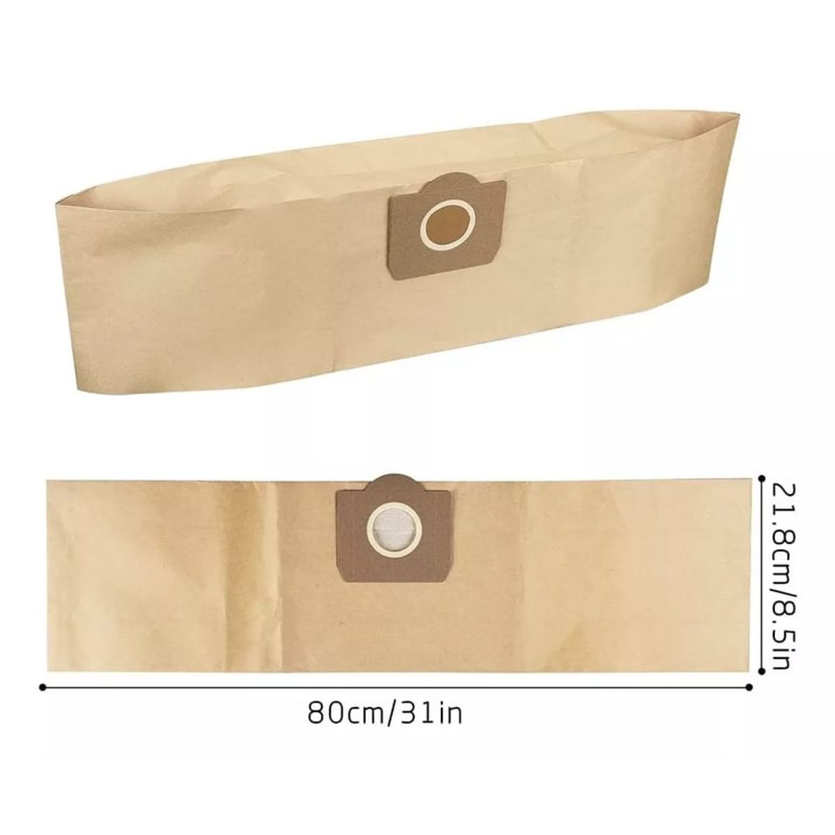 GENERICO - Karcher Kit Filtro Bolsa 5un Wd 3.300M Wd3.200 500