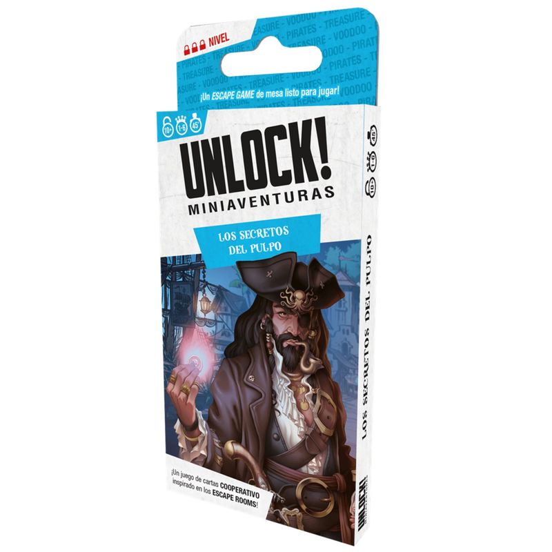 ASMODEE - Unlock! - Miniaventuras - Los Secretos del Pulpo