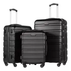 EVERSO - Set 3 Maletas De Viaje 10 15 23 Kilos Equipaje-