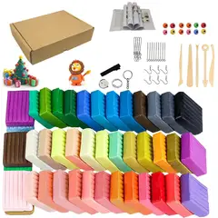 GENERICO - 50 Colores De Arcilla Para Modelar Con Accesorios