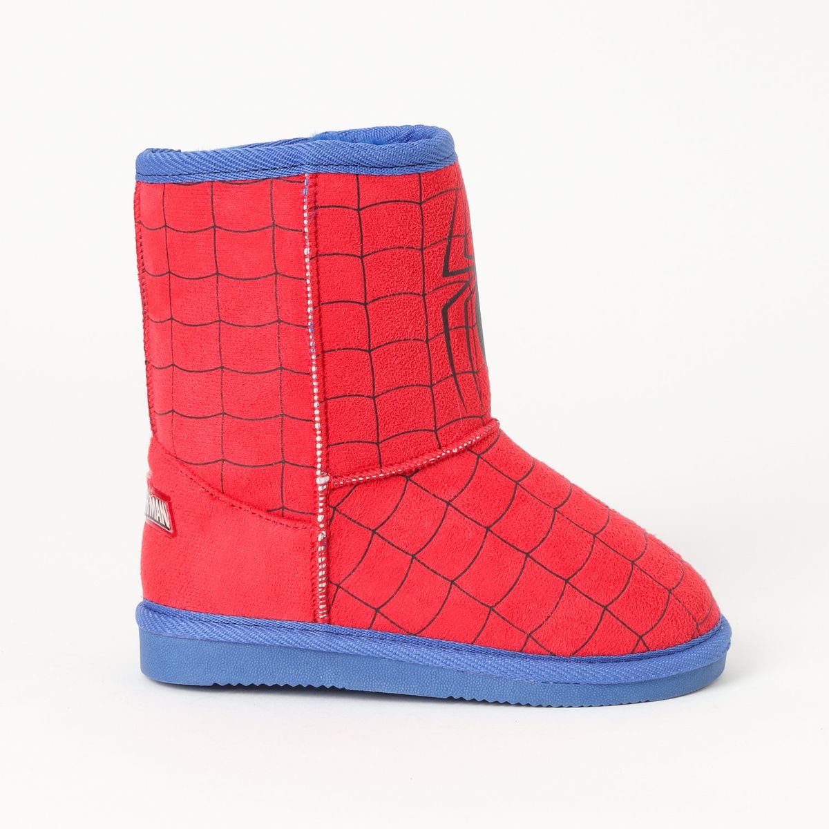 MARVEL - Bota Chiporro Niño Spiderman Peludo Rojo Marvel