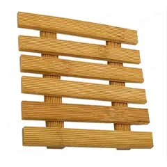 GENERICO - Soporte Protector Para Maceta Soporte De Escritorio Bambu