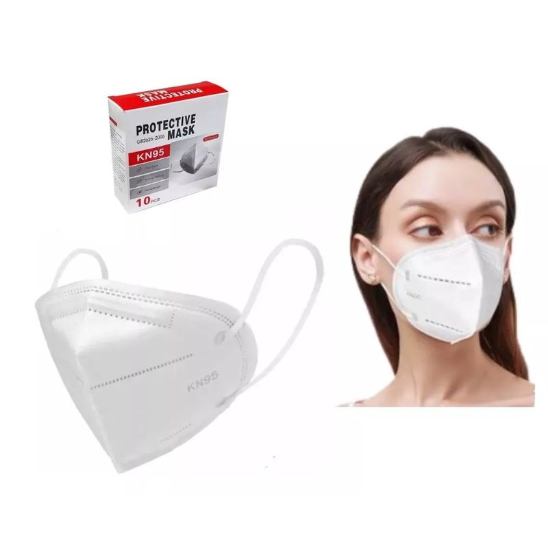 GENERICO - X20 Mascarillas Kn95 5 Pliegues Antiviral Reutilizable