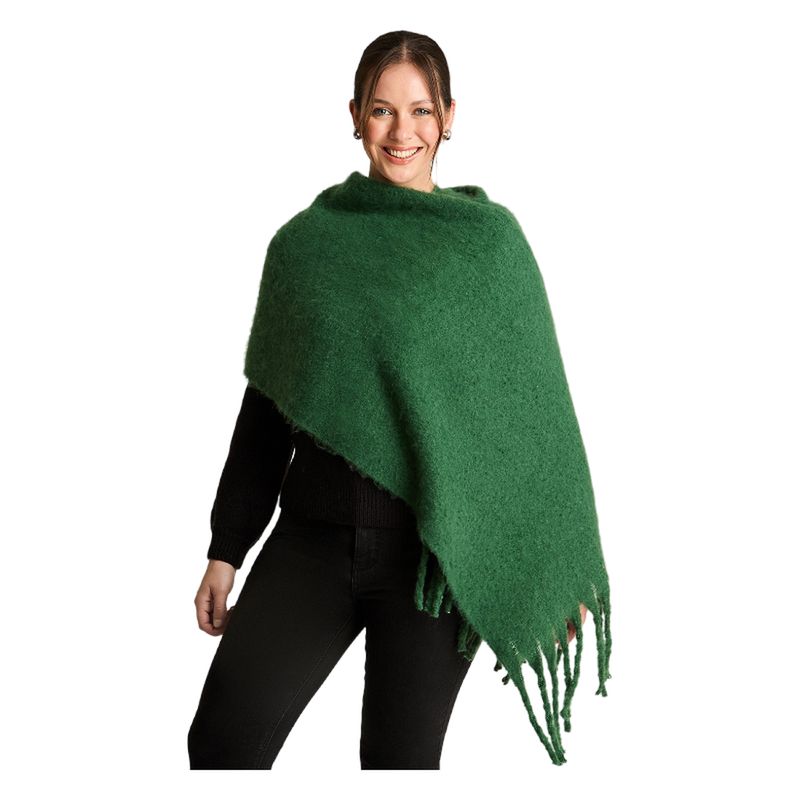 CURVI - Bufanda Lanialla Color Verde