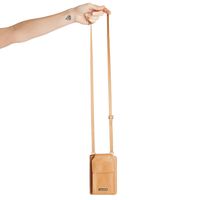 Porta Celular Eco Cuero Camel