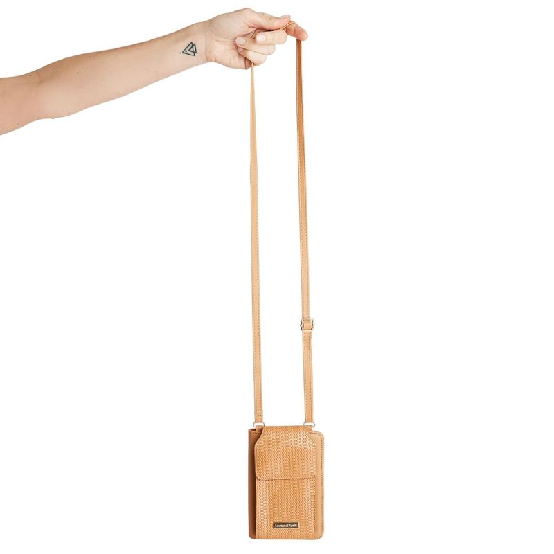 LORENZO DI PONTTI - Porta Celular Eco Cuero Camel