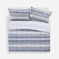ROSEN - Plumón Algodón Reversible Balder Gris 2 Plazas