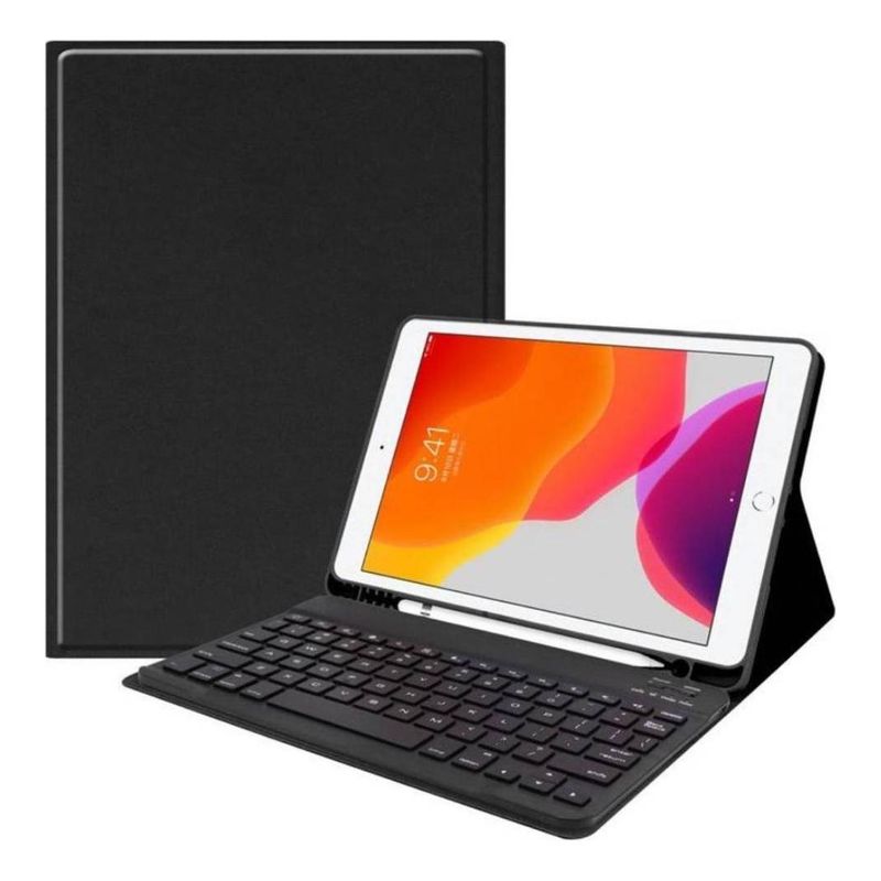 GENERICO - Funda Plegable con Teclado Bluetooth para iPad 10.2"