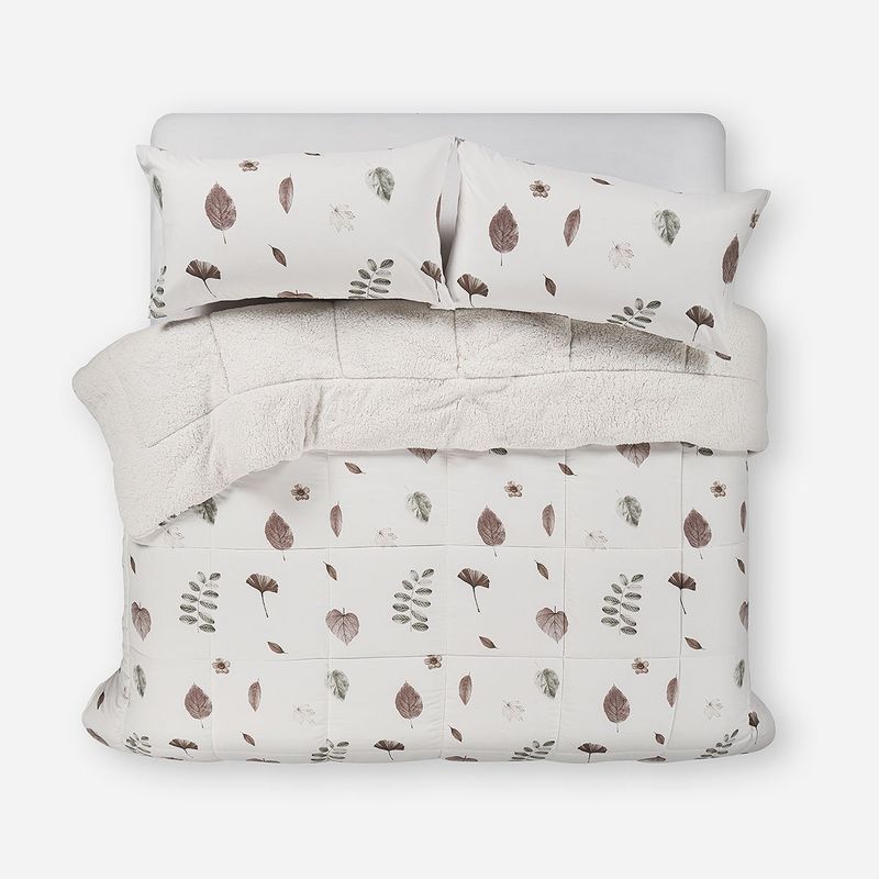 ROSEN - Plumón Sherpa Alaska Blair Blanco 2 Plazas