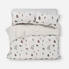 ROSEN - Plumón Sherpa Alaska Blair Blanco 2 Plazas