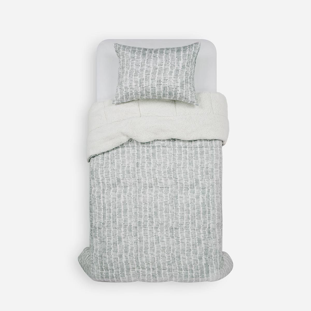 ROSEN - Plumón Alaska Sherpa Munro Gris 1,5 Plazas