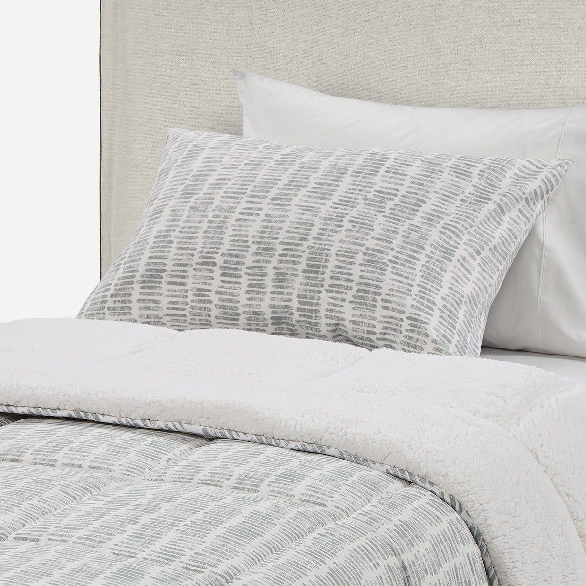 ROSEN - Plumón Alaska Sherpa Munro Gris 1,5 Plazas