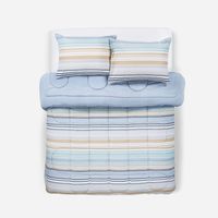 Plumón Reversible Soft Touch Alirio Azul King