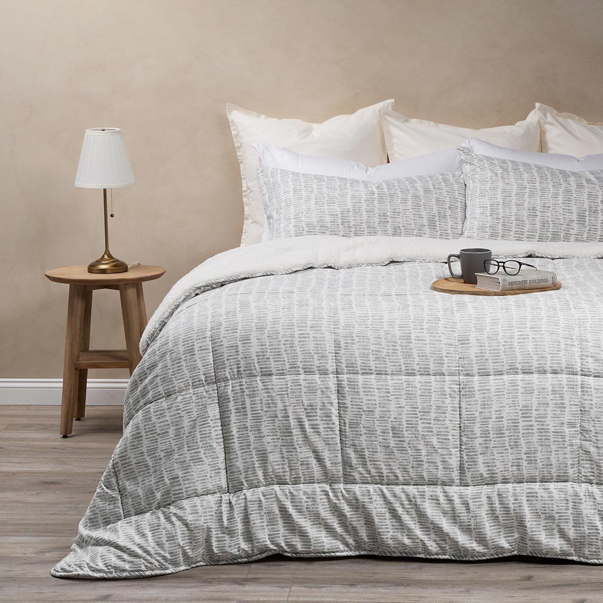 ROSEN - Plumón Alaska Sherpa Munro Gris Súper King