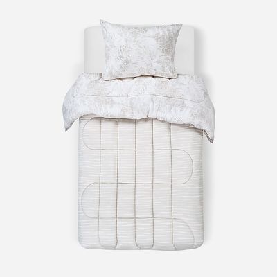 Imagen 2 del producto Plumón Reversible Soft Touch Amelia Beige 1,5 Plazas