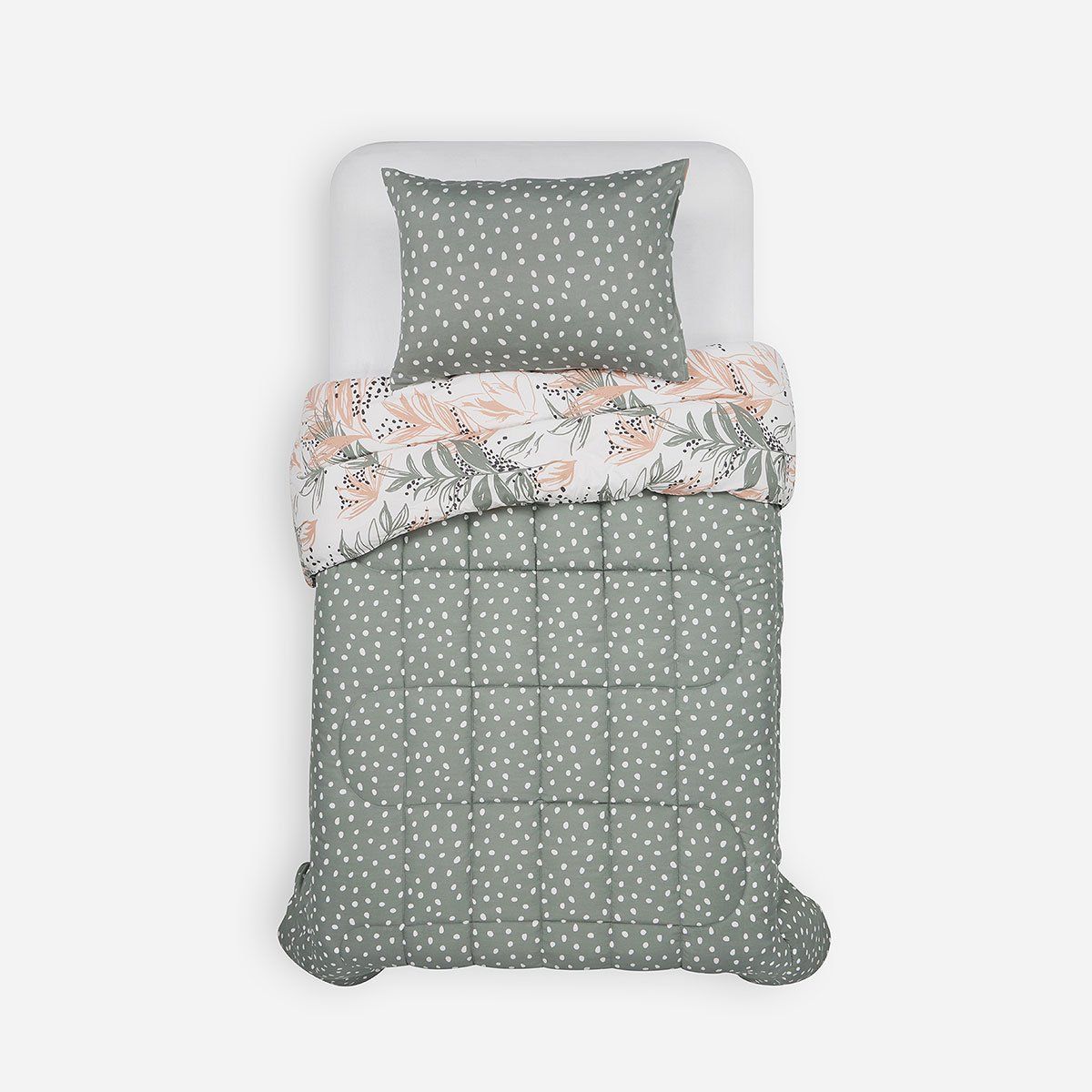 ROSEN - Plumón Soft Touch Reversible Amaya Bold 1,5 Plazas