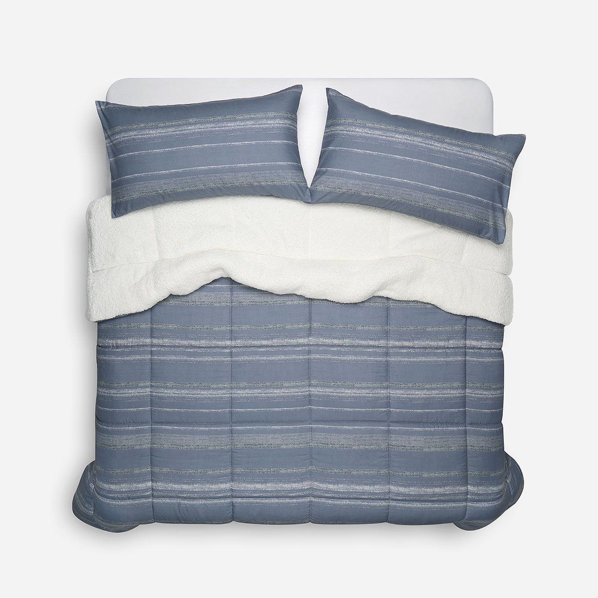 ROSEN - Plumón Alaska Sherpa Brogan Azul Súper King