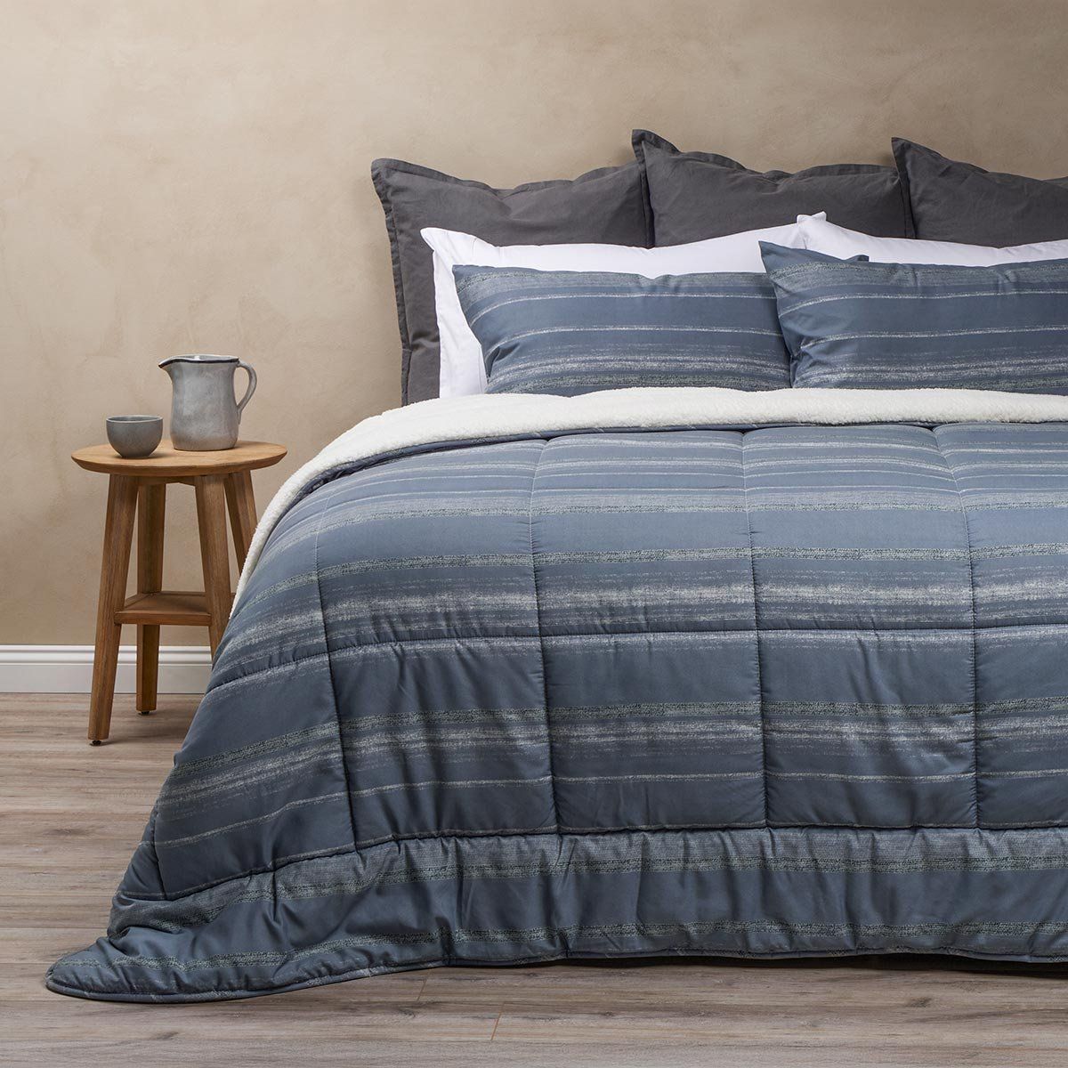 ROSEN - Plumón Alaska Sherpa Brogan Azul Súper King