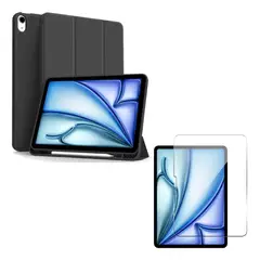 GENERICO - Funda Smart Cover delgada con espacio para Pencil y vidrio
