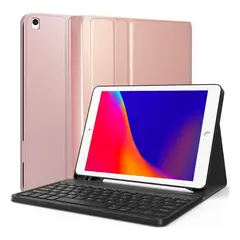 GENERICO - Funda con Teclado Inalámbrico para iPad 10.2 con Soporte