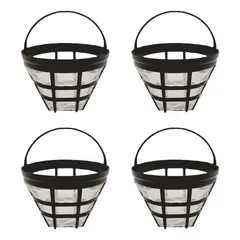 GENERICO - Filtros Reutilizables de Malla para Cafetera en Paquete de 4