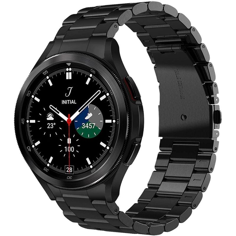 GENERICO - Correa de Acero Inoxidable para Relojes Samsung Elegante