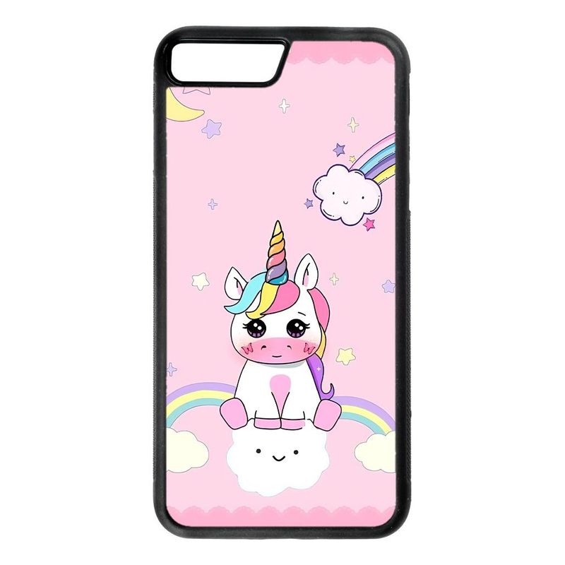 GENERICO - Carcasa Metálica Brillante para iPhone 8 Plus Antideslizante