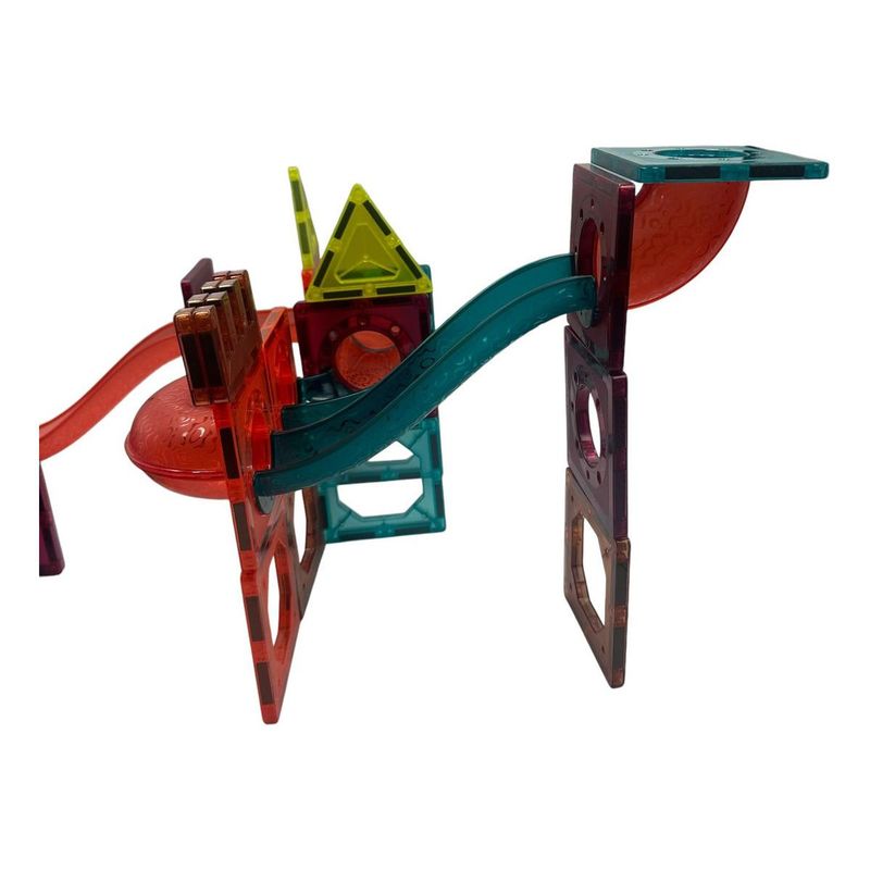 GENERICO - Set Magnético de Pista de Canicas con Luces - 75 Piezas