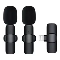 GENERICO - Micrófonos Lavalier Inalámbricos para iPhone y iPad K9
