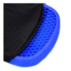 GENERICO - Cojín Ergonomico de Gel Azul, Lavable y Portátil