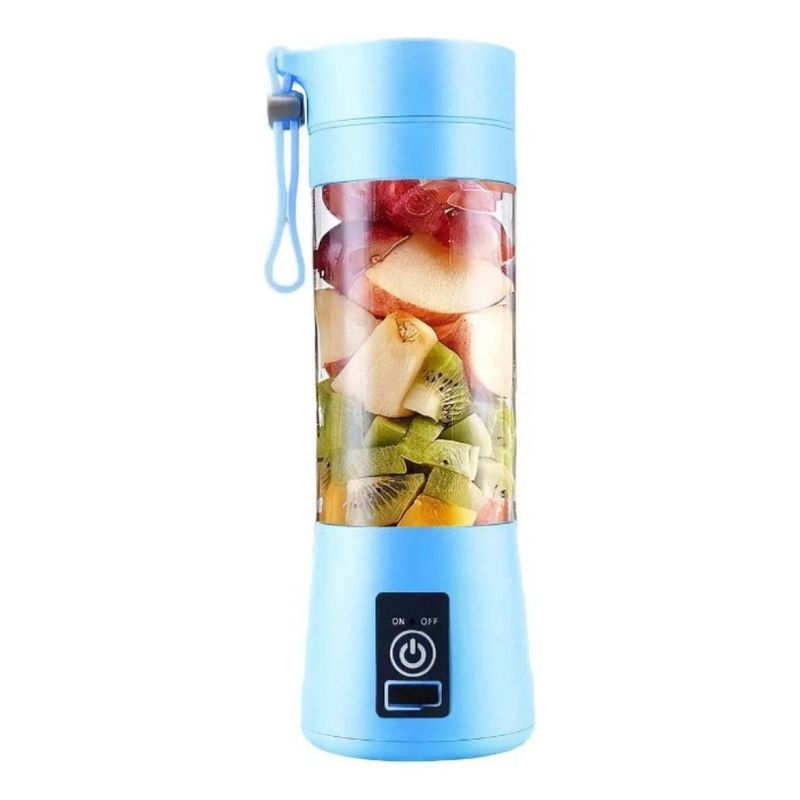 GENERICO - Licuadora Portátil USB para Jugos y Batidos Celeste