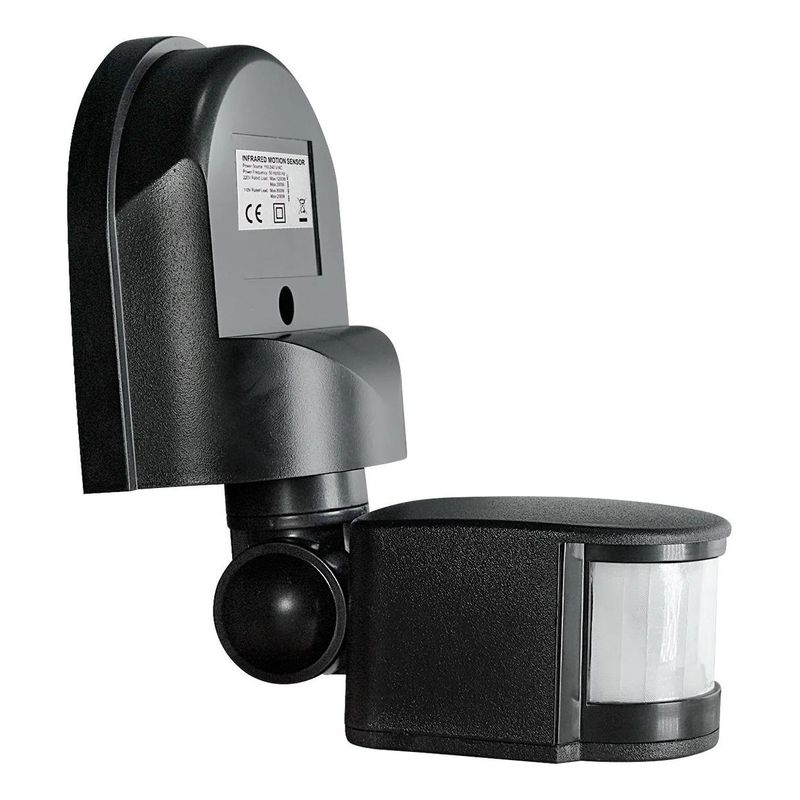 GENERICO - Sensor de Movimiento PIR Ajustable 180° con Ahorro Energético
