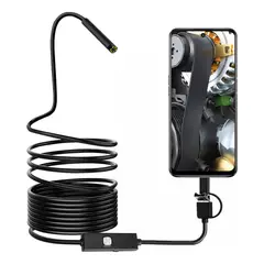 GENERICO - Cámara Endoscópica USB negra para inspección nocturna 5m