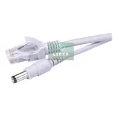 GENERICO - Cable de Extensión 12V y LAN RJ45 para Cámara Seguridad 10m