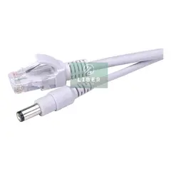 GENERICO - Cable de Extensión 12V y LAN RJ45 para Cámara Seguridad 10m