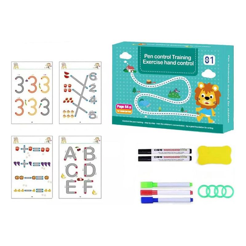 GENERICO - Cuaderno Mágico Infantil para Aprender a Escribir y Dibujar