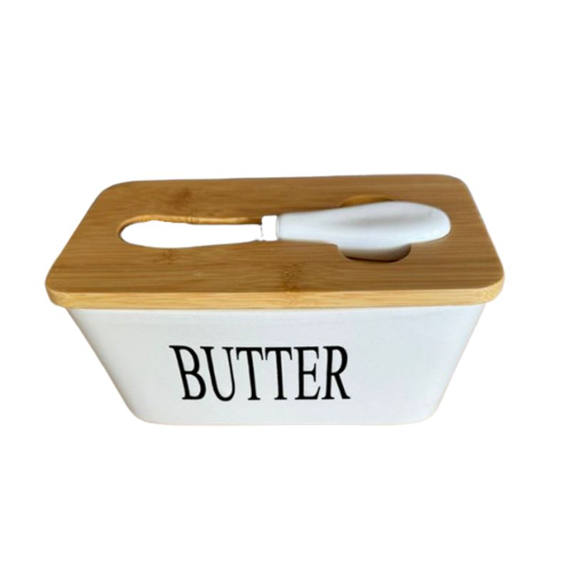 SOMOS DECO - Mantequillero Butter blanco