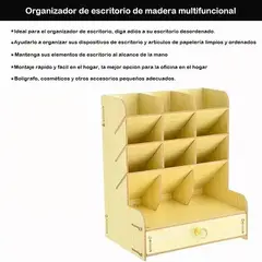 GENERICO - Organizador de Escritorio con 12 Compartimentos Práctico
