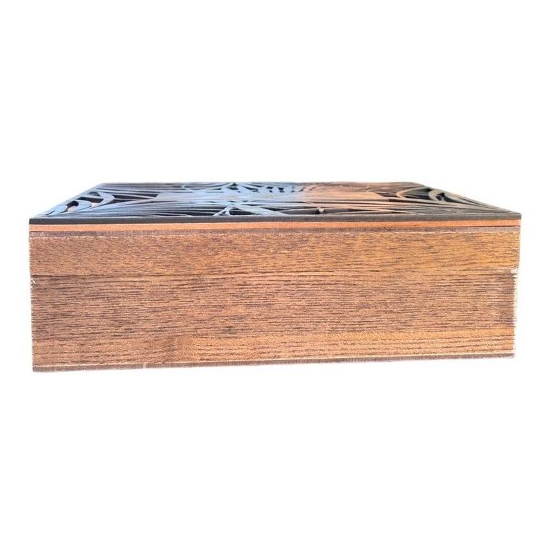 GENERICO - Cofres de Madera Artesanales para Joyas y Recuerdos 2 Unidades