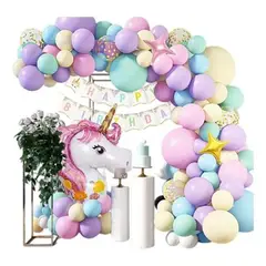 GENERICO - Kit de Globos Mágicos de Unicornio para Fiestas Alegres