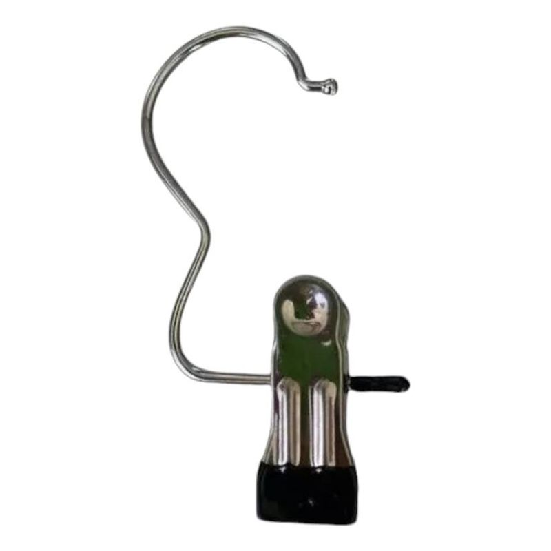 GENERICO - Ganchos Colgadores de Metal con Pinza Perrito - Pack 10 Unidades