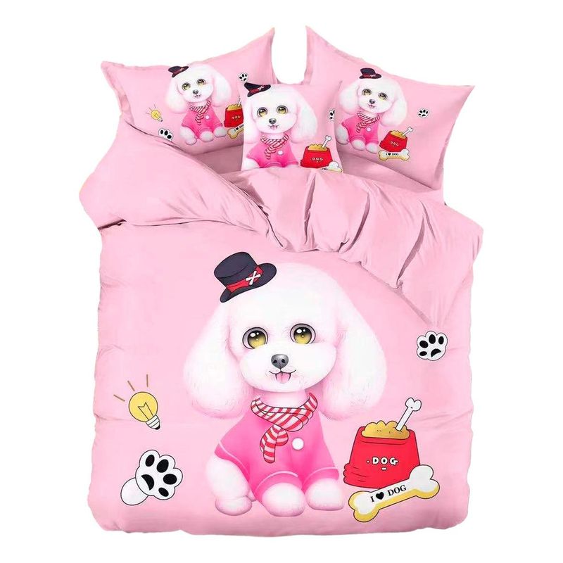 GENERICO - Cubrecama Infantil Quilt 15 Plazas con Funda Alegre 50x70