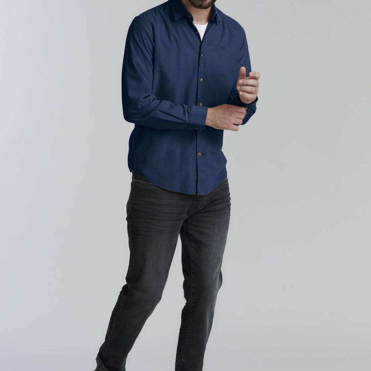 FEROUCH - Camisa Honolulu Fr Azul Ferouch