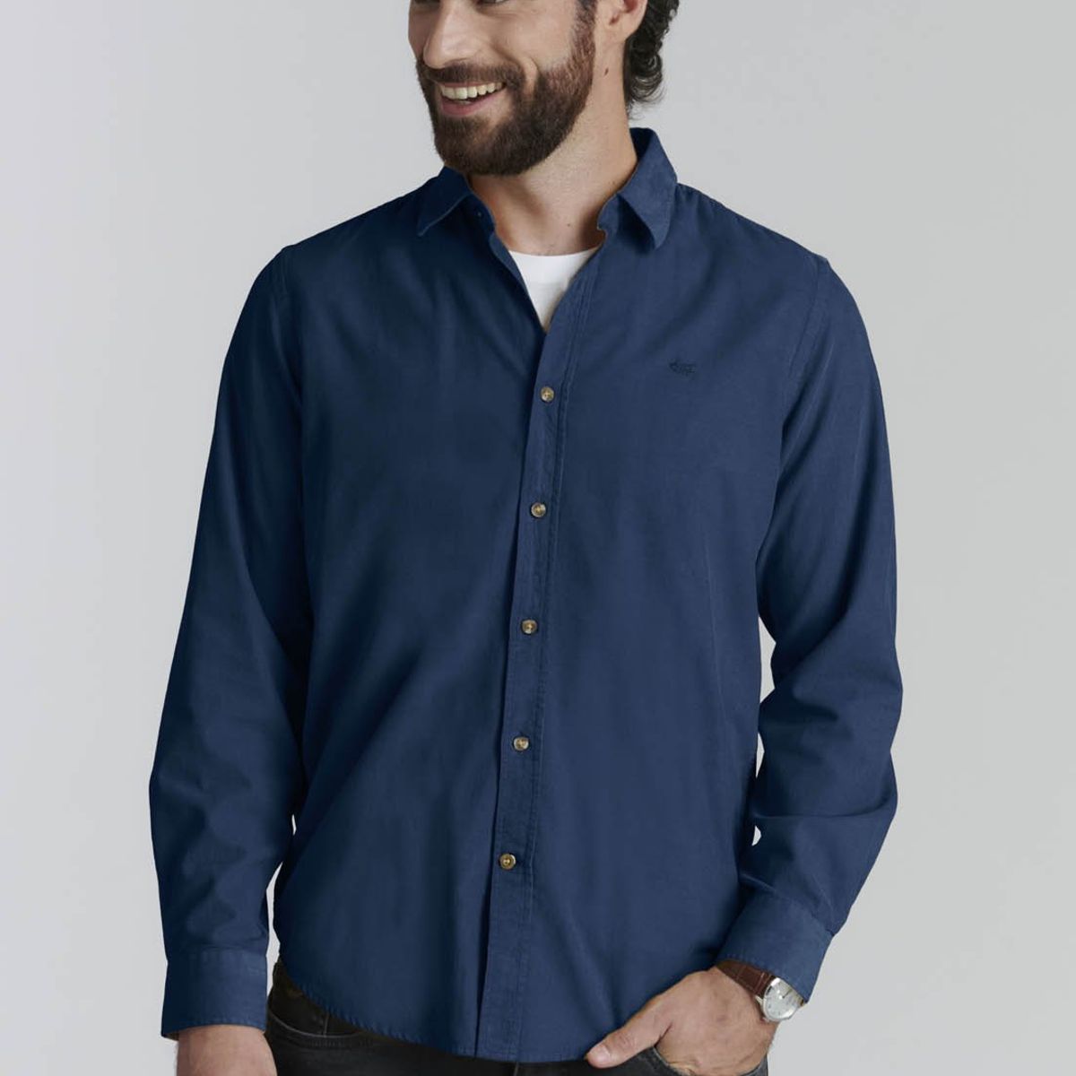 FEROUCH - Camisa Honolulu Fr Azul Ferouch