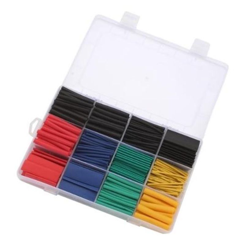 GENERICO - Fundas Termoencogibles Aislantes para Cables 530 Piezas