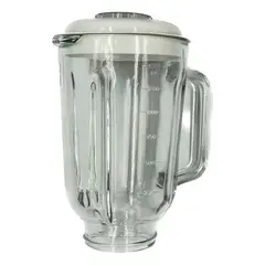 GENERICO - Vaso de Vidrio con Tapa para Licuadoras Sindelen 1.5L