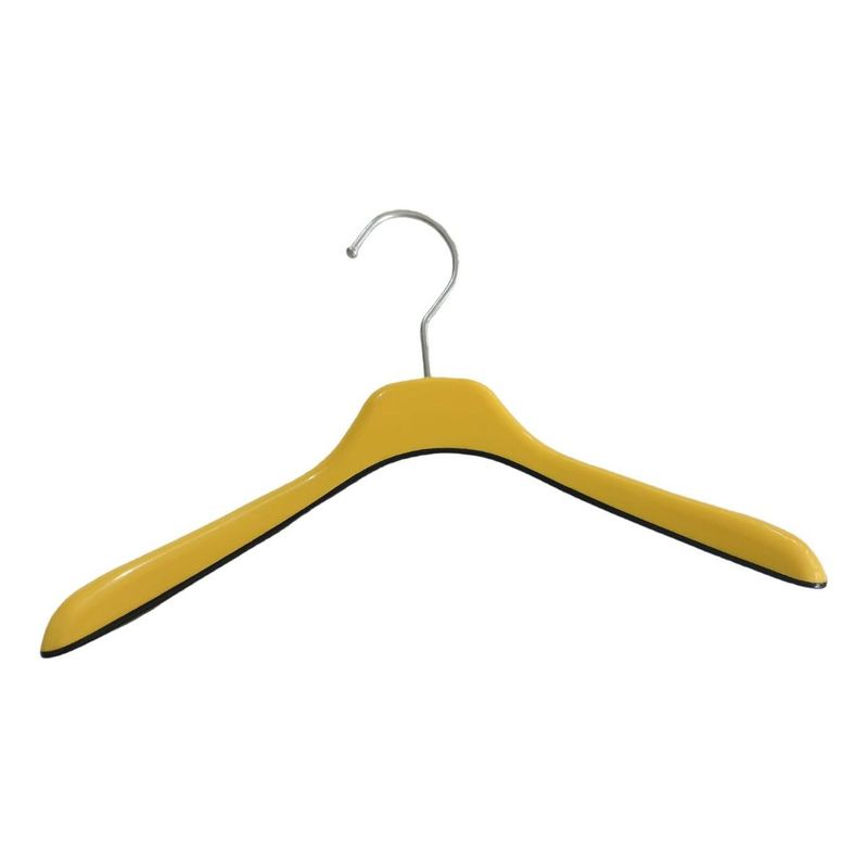 GENERICO - Pack de 20 Colgadores Amarillos de Plástico para Ropa