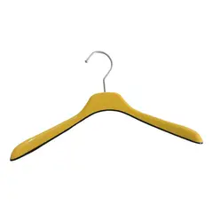 GENERICO - Pack de 20 Colgadores Amarillos de Plástico para Ropa